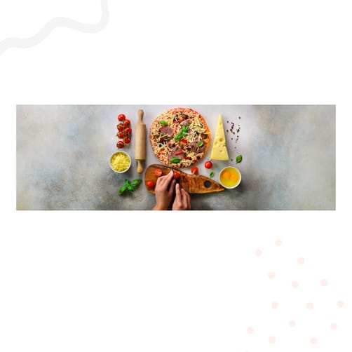 eat the rainbow with homemade pizza