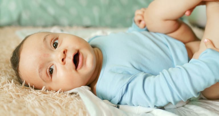 Happy baby - Nicole Bando is a dietitian and Lactation Consultant based in Melbourne